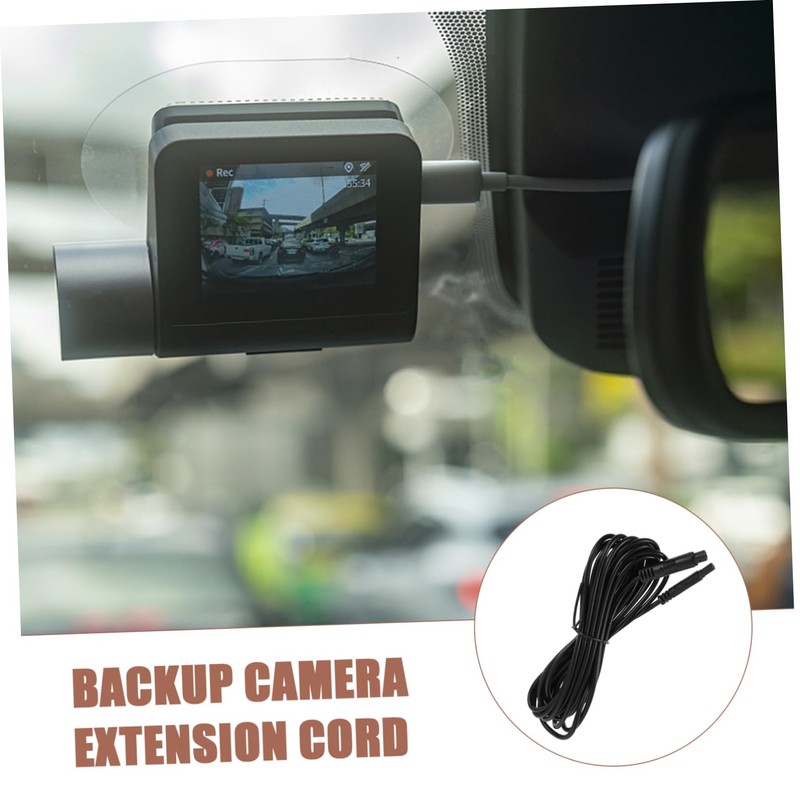 Operitacx Car Backup Camera Extension Cord 15ft Cord Extension for