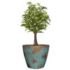 Classic Home and Garden 807-378R Vogue Planter, 8", Patina Copper