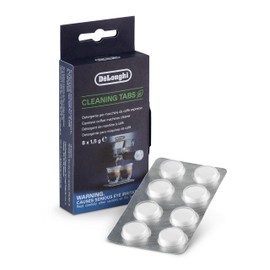 De'Longhi La Specialista Series & Eletta Ultra DLSC552 Portafilter Machine Cleaning Tablets (Pack of 8) Coffee Oil & Residue Removal Corrosion Free Formula Optimal Performance