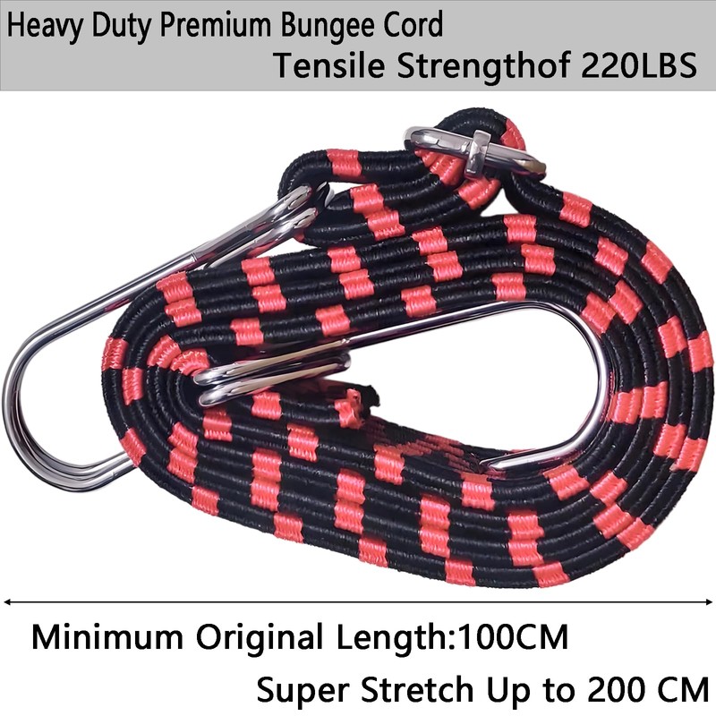 Elastic Band with Hooks, Expander 100 cm Expander with Hooks,