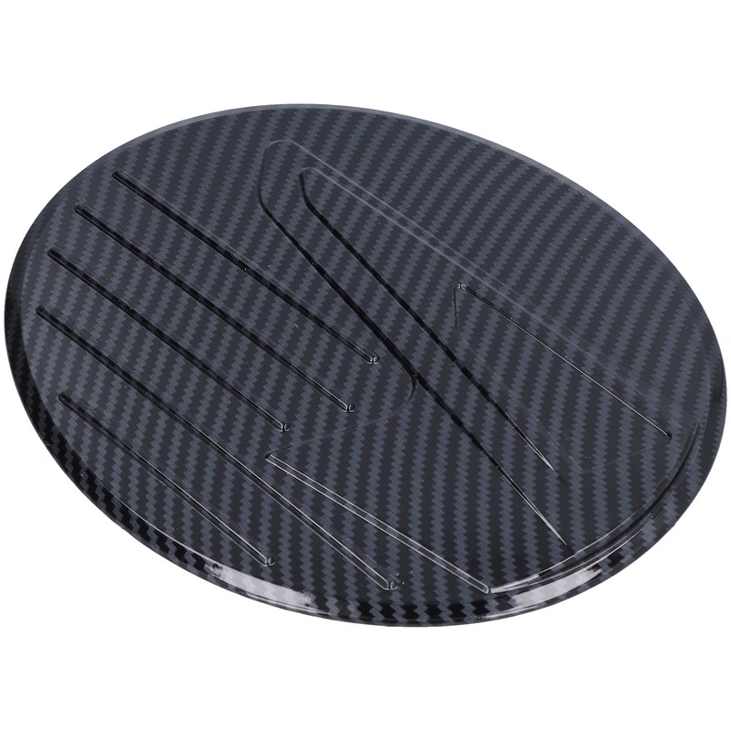 Fuel Tank Cover Trim Gas Cap Lid Carbon Fiber Style