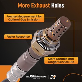 maXpeedingrods 4Pcs Oxygen O2 Sensor 234-4169 234-4162 Upstream Downstream Air Fuel Ratio for Toyota Sequoia Limited 2000-2004, Sequoia SR5 2001-2004, Tundra SR5 2000-2002 4.7L V8