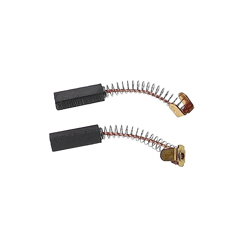 vhbw 2 x Carbon Brushes Motor Carbon Abrasive Carbon 4