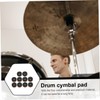 FUNOMOCYA Drum Set Pad 10 Pcs Cymbal Felt Pads Durable