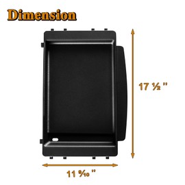 7658 Griddle Grill Replacement Parts for Weber Spirit Grill Griddle Spirit 200 300 Series E-310 E310 E-210 E210 E-330 S-315 Spirit II E-310 II E-210 Genesis Silver B/C 1000-5000 Cast Iron Griddle