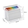 OSCO Clear Acrylic Index Box | Small | A to