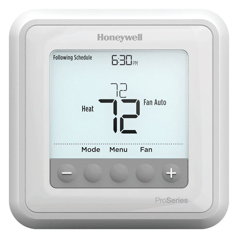 Honeywell TH6210U2001/U T6 Pro Programmable Thermostat, 2 Heat / 1