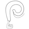 SHIGIE Stainless Steel 18K Gold Silver Plated Cartoon Snail Necklace