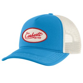 Carhartt Women's Graphic Trucker Hat, Engineer Blue