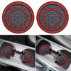 Ruautumn Car Cup Holder Insert Coasters, 2.75 inch Universal Car