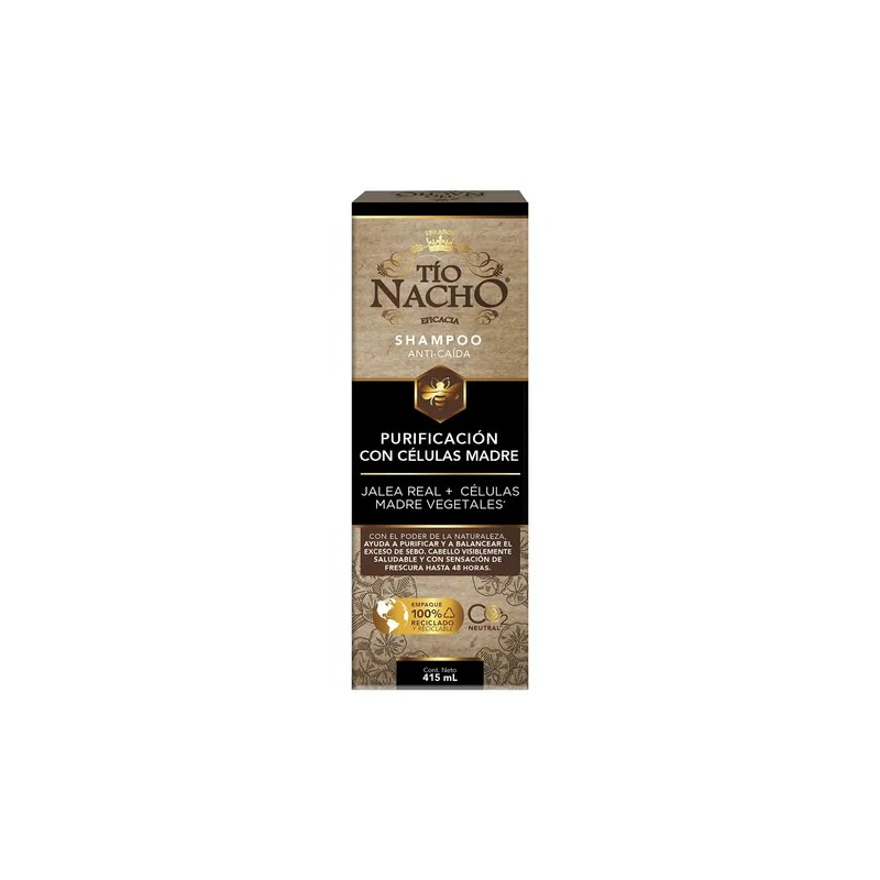 Tio Nacho Shampoo Células Madre Vegetales 415 Ml