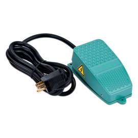 XURUI Power Maintained Foot Switch XF-3R, Single Pedal, 10A 250V, 7.2 Feet cord with plug,Cast Aluminum