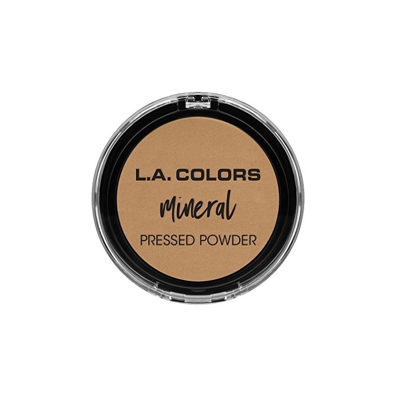 L.A. COLORS Mineral Pressed Powder, Warm Caramel CMP378