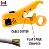 Coax Cable Stripper Cutter Tool for Coaxial RG6 RG59 RG11