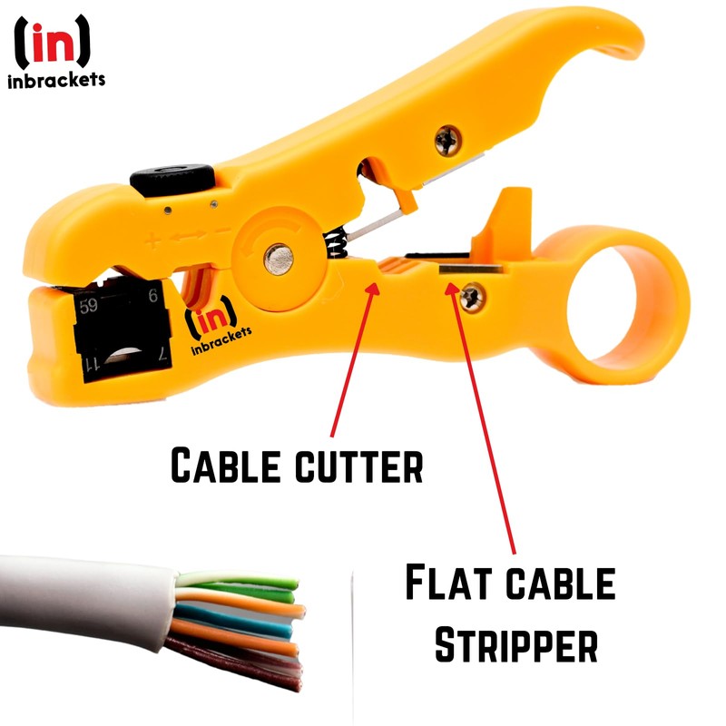 Coax Cable Stripper Cutter Tool for Coaxial RG6 RG59 RG11