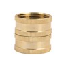 Hourleey Garden Hose Adapter, 3/4 Inch Solid Brass Hose Connectors,