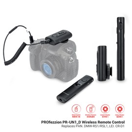 PROfezzion 165ft Wireless Shutter Release for Panasonic Lumix G85 G7 G9 GH6 GH5 GH5S S5 S1 S1R S1H GX8 GX7 FZ2500 FZ2000 FZ1000 II FZ300 FZ200, Leica V-LUX2 V-LUX1 DIGIT ILUX 3,2 & above