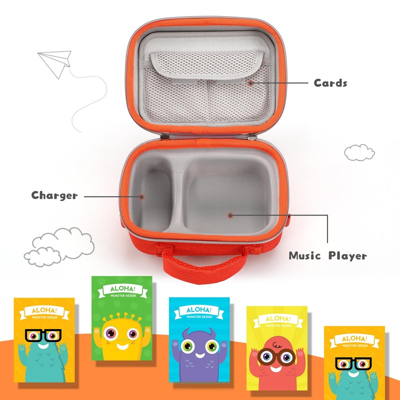 Travel Case Compatible with Yoto Player (3rd Gen.), Protective Hard