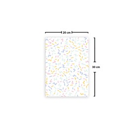 Le Jardin du Lin Bedruckte Baumwoll Taschen mit Kordelzug, Einkaufstasche, Beutel, Stoffsack, Stofftasche, Gemüsesack, Wiederverwendbare, Umweltfreundlich, Mehrzweck, Faltbar, Größe: 20x30 Cm