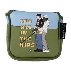 Balanced Co. Funny Golf Putter Headcover (All in The Hips/Mallet)