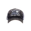 King Kerosin Men's Trucker Cap Mesh Cap Pickup Acid Wash