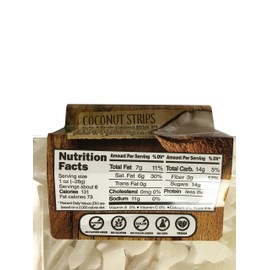 Dried Coconut Strips Chips