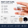 10 Pack Adjustable Pants Hem Clips for Length No Sew