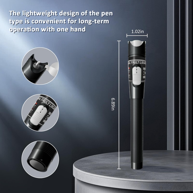 CHunreegow Visual Fault Locator - 80KM High-Power VFL Fiber Optic