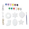 MindWare New - MindWare Paint Your Own Porcelain Ornaments -