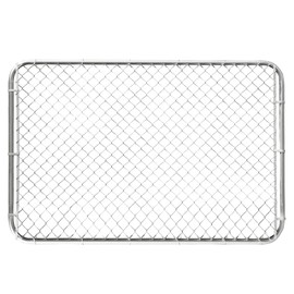 HITTITE Adjustable Chain Link Gate Kit, Anti-Rust Outdoor Garden Fence, Heavy Duty Pedestrian Walking Gate for Residential, Yard, Entry Way, 26"-72" Wide x 4' High