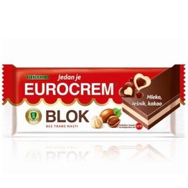 6 Pack Eurocrem Block Chocolate 100g each