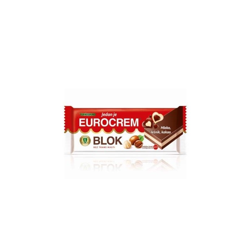 6 Pack Eurocrem Block Chocolate 100g each