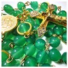 GeekTenet Rosary Beads Chaplet Natural Agate Rosery Cross Catholic gifts