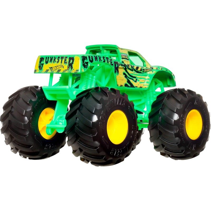 Hot Wheels Monster Trucks, Oversized Monster Truck, 1:24 Scale Die-Cast
