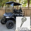 gradora 4PCS Golf Cart Ignition Key 17063-G1 Replacement for EZ-GO
