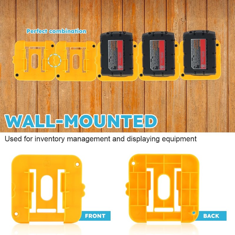 Tool Holders Battery Holders Mount for Tool Storage 20v Battery