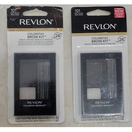 Revlon 2-Revlon Colorstay Brow Kit 101 SOFT BLACK -Powder and Pomade