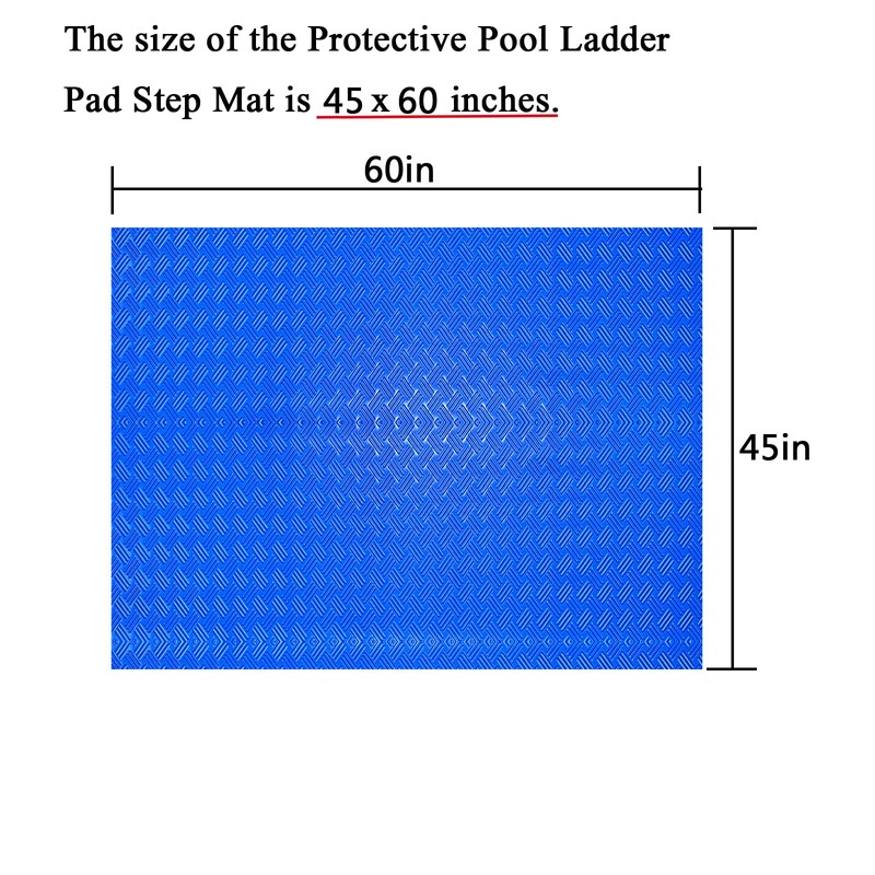 SKARUMMER Swimming Pool Ladder Mat - Protective Pool Ladder Pad