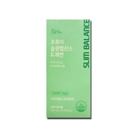 GRN Green Slim Balance Comfortable Bowel Movement 900mg x 60 Tablets 1 ESC / GRN 초록이 슬림밸런스 쾌변 900mg x 60정 1개 ESC