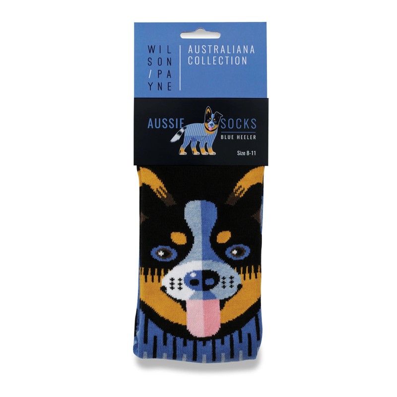 Wilson Payne Down Under Socks - Blue Heeler, 2-8