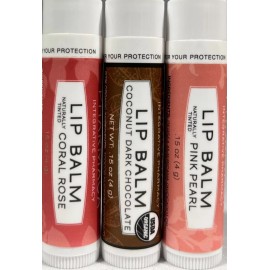 Pharmaca (4 PACK) Pharmaca Lip Balm, 0.15 oz. - CHOOSE FLAVOR! - Coconut Dark Chocolate