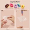 Suneerplay Donut Stand Acrylic 4 Pack, Clear Bagel Holder Stand,