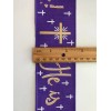 He is Risen! Matthew 28:6 Purple Ribbon, 2 1/2 Inches