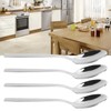 12Pcs Long Handle Dessert Spoon 316 Stainless Steel Soup Coffee