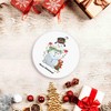 Christmas Tree Ornaments Funny Hanging Xmas Decor for Office,Snowman Merry