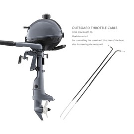 aqxreight Outboard Throttle Cable 69M F6301 10 Marine Throttle Shift Cable Control Cable for Boat Engine Steering System, Boat Throttle and Shift Control