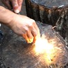Bush Craft Firemaker Leather Case Set with Striker