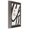 Craig Frames Elite Heritage, 12x16 Picture Frame With Glass, Brushed
