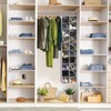 Simple Houseware Hanging Closet Organizer 20 Section Shoe Shelf, Gray