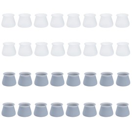 Silicone Folding Chair Leg Caps - 32 Pack Folding Chair Protection with Silicone Leg Caps, Anti-Slip, Noise-Reducing, Wear-Resistant, Creative Design Long-Lasting